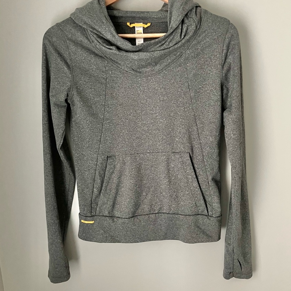 Lole Gray Cowl Hooded Sweatshirt